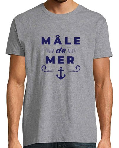 Camiseta Hombre Manga Corta sea male - mensaje de humor marino laTostadora - latostadora.com - Modalova