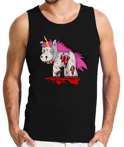 Camiseta Hombre Sin Mangas unicornios arcoíris fantasía animales z laTostadora - latostadora.com - Modalova