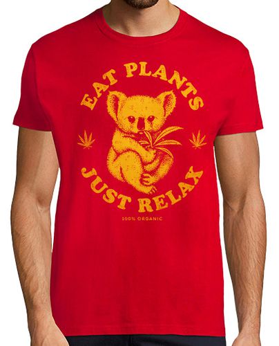 Camiseta Eat Plants. Just Relax - latostadora.com - Modalova