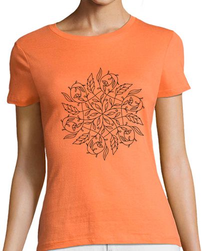 Camiseta mujer MANDALA DE HOJAS 3 laTostadora - latostadora.com - Modalova