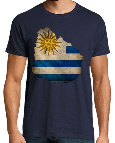 Camiseta bandera del mapa de uruguay - latostadora.com - Modalova