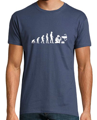 Camiseta evolución plomería humor plomero - latostadora.com - Modalova