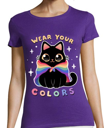 Camiseta mujer Pride cat - LGBT bandera - Orgullo w - latostadora.com - Modalova