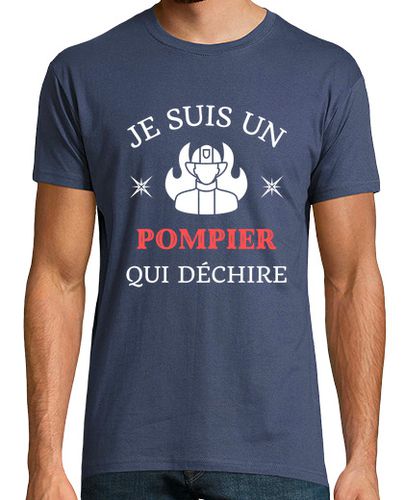 Camiseta bombero que rasga humor bombero hombre - latostadora.com - Modalova