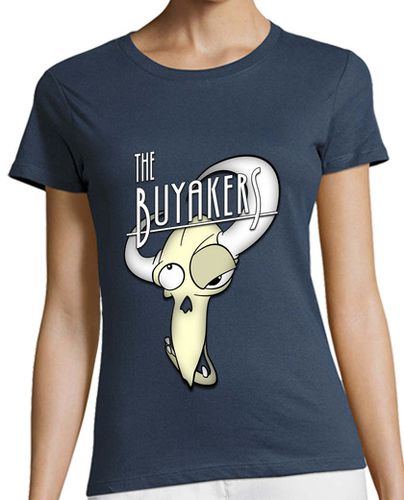 Camiseta mujer The Buyakers Entidad Cuernos Calavera M laTostadora - latostadora.com - Modalova