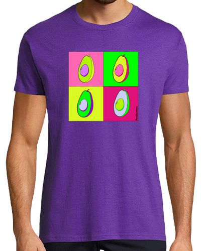 Camiseta Hombre Manga Corta Aguacates Arte Pop laTostadora - latostadora.com - Modalova