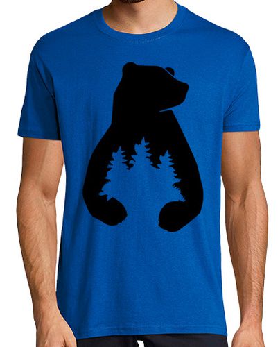 Camiseta Oso y árboles - latostadora.com - Modalova