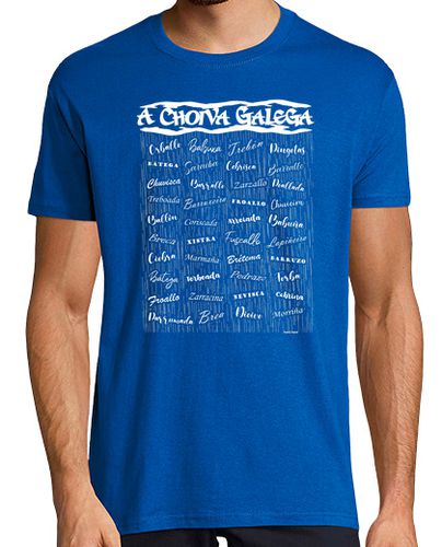 Camiseta Lluvia en Galicia - Nomes Choiva Galega - latostadora.com - Modalova