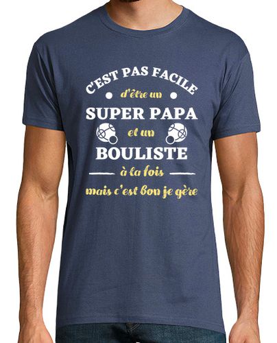 Camiseta super papi jugador de bolos humor petan - latostadora.com - Modalova