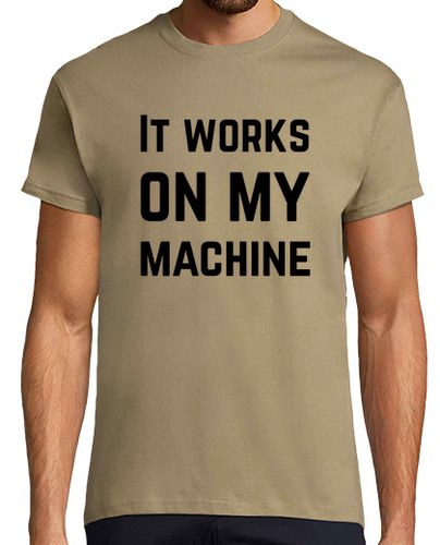 Camiseta funciona en mi maquina - latostadora.com - Modalova