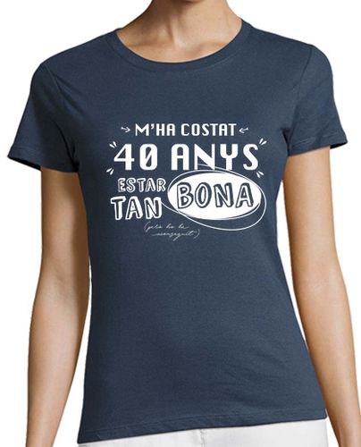 Camiseta mujer 40 anys Regal en valencià B-D laTostadora - latostadora.com - Modalova