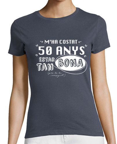 Camiseta mujer 50 anys Regal en valencià B-D laTostadora - latostadora.com - Modalova