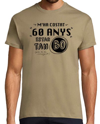 Camiseta Hombre Manga Corta 60 anys Regal en valencià N-H laTostadora - latostadora.com - Modalova