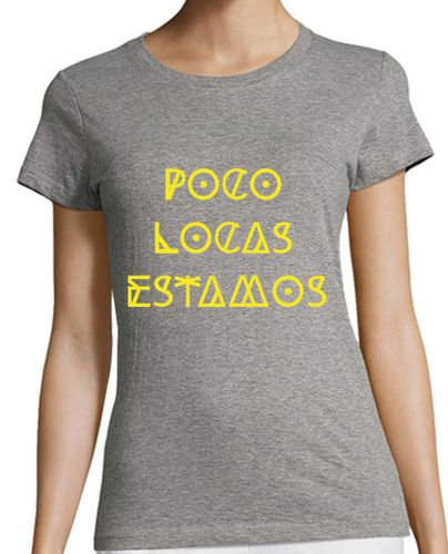 Camiseta mujer PLE solidaria Mujer manga corta, gris vigoré, algodón orgánico - latostadora.com - Modalova