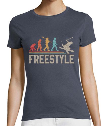 Camiseta mujer esquiador de freestyle esquiador de evo - latostadora.com - Modalova
