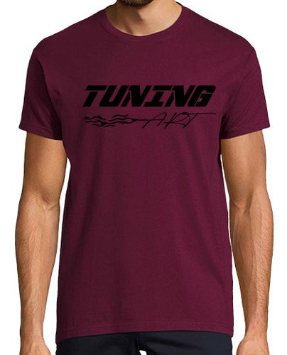 Camiseta Hombre, manga corta, burdeos, calidad extra, tuning laTostadora - latostadora.com - Modalova