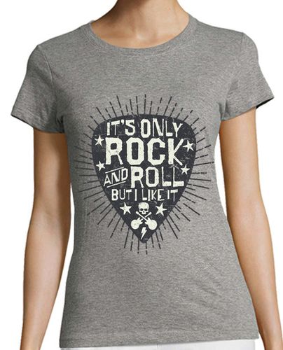Camiseta mujer Rock and Roll - latostadora.com - Modalova