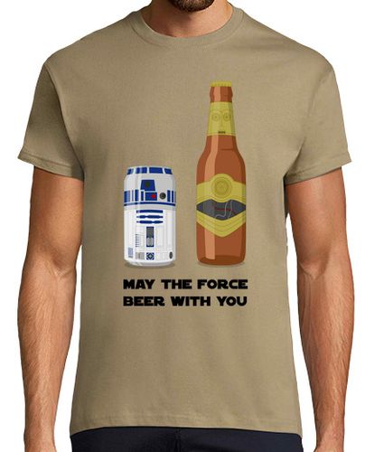 Camiseta May The Force Beer With You - latostadora.com - Modalova