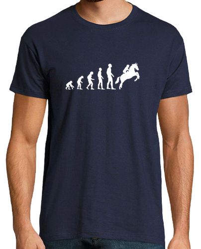 Camiseta evolución caballo humor equitación - latostadora.com - Modalova