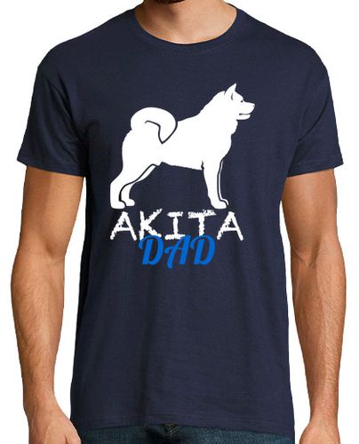 Camiseta Camiseta Hombre Akita Dad White - latostadora.com - Modalova