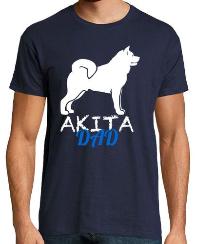 Camiseta Camiseta Hombre Akita Dad White laTostadora - latostadora.com - Modalova