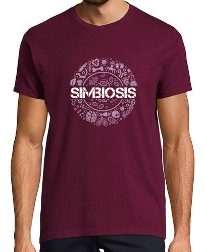 Camiseta Hombre Manga Corta Proyecto simbiosis morado laTostadora - latostadora.com - Modalova