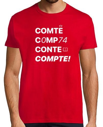 Camiseta COMTE, COMPTA, CONTE, COMPTE en VALENCIÀ Samarreta en valencià - latostadora.com - Modalova