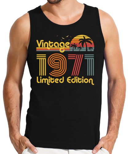 Camiseta Hombre Sin Mangas 50 años nacido regalo 1971 laTostadora - latostadora.com - Modalova