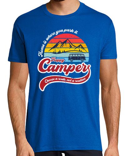 Camiseta Happy Camper - latostadora.com - Modalova
