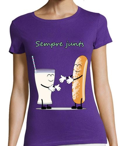 Camiseta Mujer Manga Corta Sempre junts laTostadora - latostadora.com - Modalova