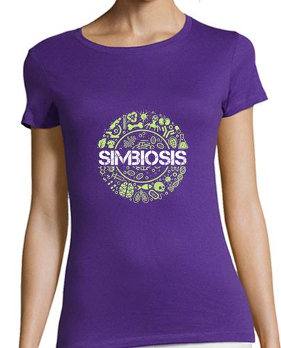 Camiseta mujer Proyecto simbiosis verde - latostadora.com - Modalova