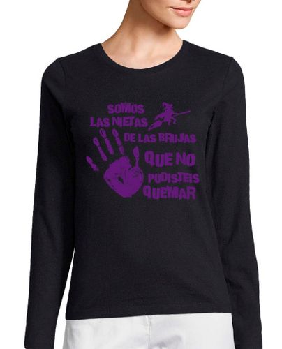 Camiseta Mujer Manga Larga Las nietas de las brujas laTostadora - latostadora.com - Modalova