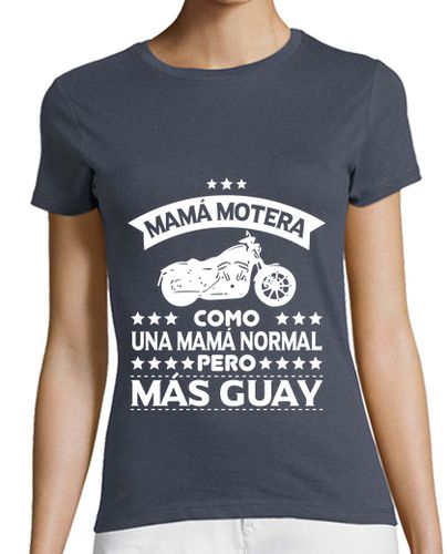 Camiseta mujer Mamá motera más guay - latostadora.com - Modalova