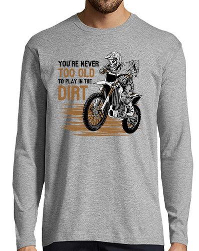 Camiseta Hombre Manga Larga bicicleta de motocross de motocross div laTostadora - latostadora.com - Modalova