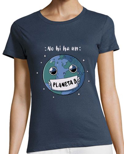 Camiseta mujer no planeta b catalán - latostadora.com - Modalova