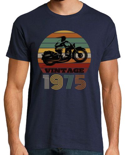 Camiseta Hombre Manga Corta motocicleta de la vendimia 1975 laTostadora - latostadora.com - Modalova