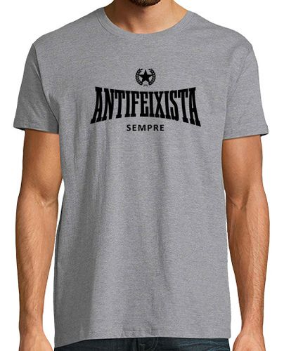 Camiseta samarreta gris h - Antifeixista negre 2.0 - latostadora.com - Modalova