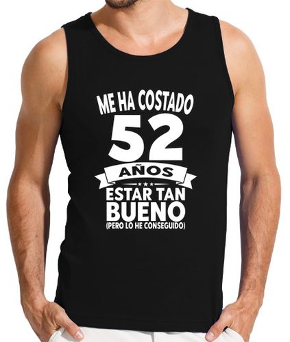 Camiseta Hombre Sin Mangas 52 Cumpleanos Regalo Anos Divertido laTostadora - latostadora.com - Modalova