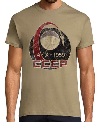 Camiseta CCCP Luna 3 1959 laTostadora - latostadora.com - Modalova