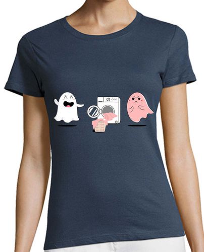 Camiseta mujer Fantasma desteñido - latostadora.com - Modalova