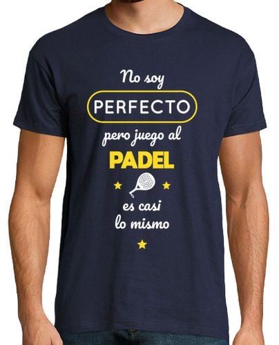 Camiseta Hombre Manga Corta No soy perfecto pero juego al padel laTostadora - latostadora.com - Modalova