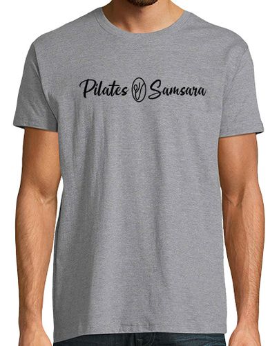 Camiseta Pilates Samsara - Camiseta Chico - manga corta - Gris vigoré laTostadora - latostadora.com - Modalova