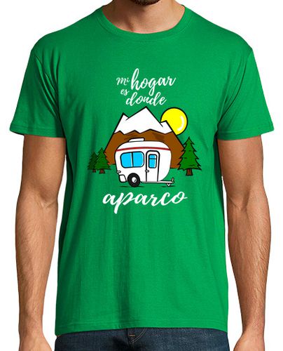 Camiseta hoga es donde aparco 3 blanco laTostadora - latostadora.com - Modalova