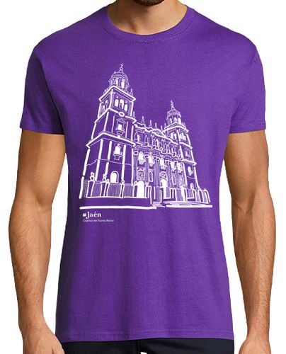 Camiseta Jaén Capital Catedral Blanco Él laTostadora - latostadora.com - Modalova