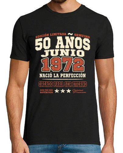 Camiseta Hombre Manga Corta 50 años - junio de 1972 laTostadora - latostadora.com - Modalova