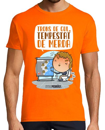 Camiseta Hombre Manga Corta Trons de cul, tempestat de merda laTostadora - latostadora.com - Modalova