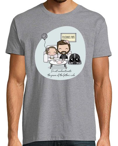 Camiseta Dia del Padre Darth Vader barba y Leia - latostadora.com - Modalova