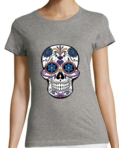 Camiseta mujer dia de los muertos calavera de azucar d laTostadora - latostadora.com - Modalova