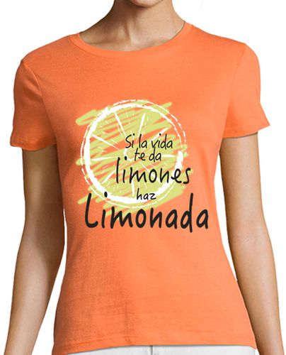 Camiseta Mujer Manga Corta Si la vida te da limones, haz limonada laTostadora - latostadora.com - Modalova