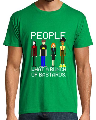 Camiseta People What a bunch on bastards - IT CROWD - latostadora.com - Modalova